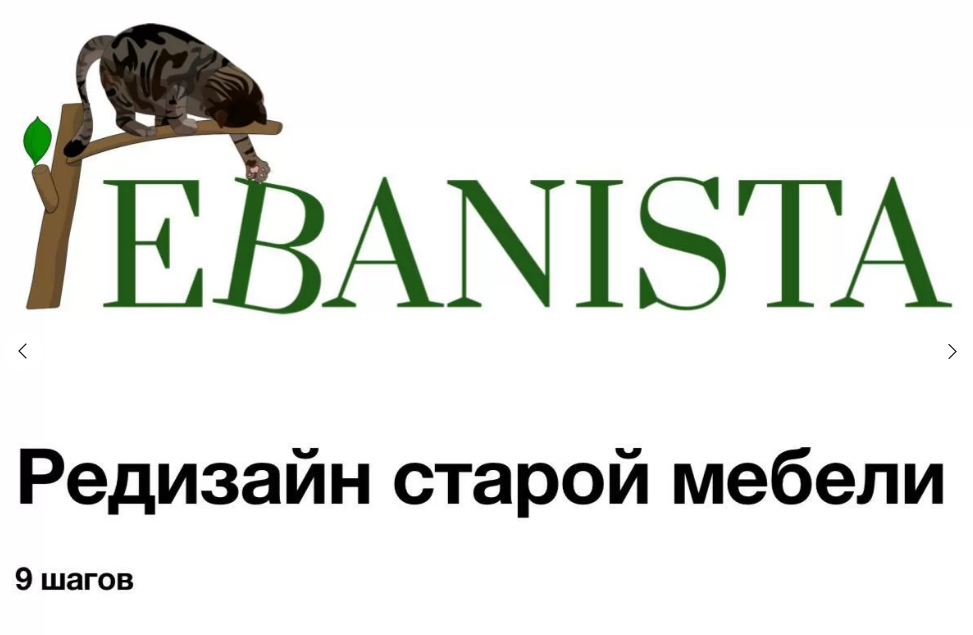 Юлия Кемпель Ebanista Редизайн старой мебели 2021 слив курса