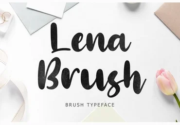 Fontbundles Lena Brush Font 2021 слив