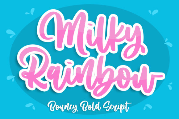 Creativefabrica Milky Rainbow Font слив курса