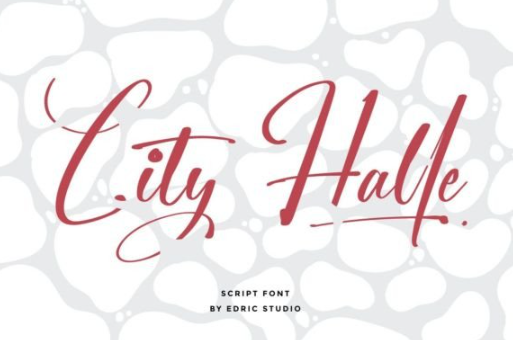Creativefabrica City Halle Font 2022 слив курса