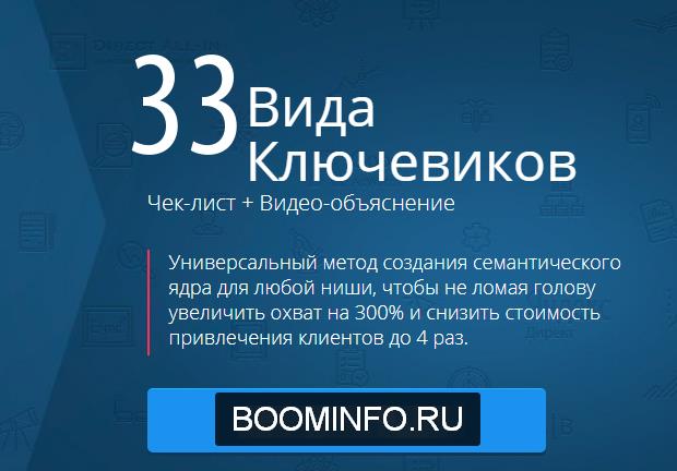 33 вида ключевых запросов в контекстной рекламе Эффективное семантическое ядро для любой ниши слив курса