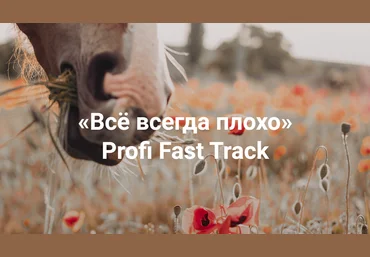 Институт открытого поля Елена Веселаго ― Всё всегда плохо. Profi Fast Track 2024 слив