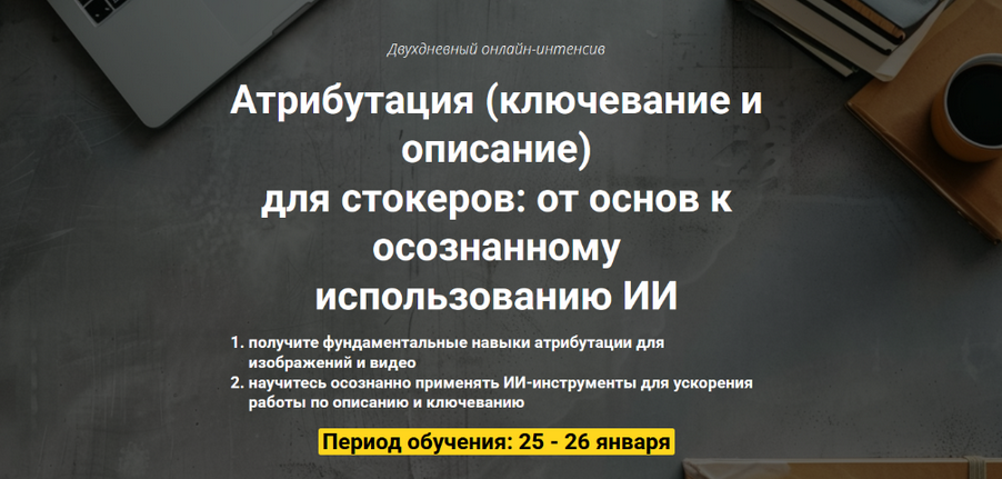 Иван Жаборовский, Вадим Закиров Атрибутация ключевание и описание для стокеров. День 2 2025 слив курса