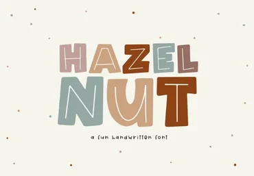 Fontbundles Hazelnut - A Fun Handwritten Font 2022 слив
