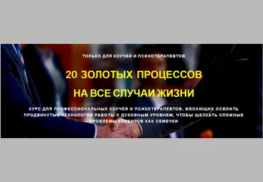 20 Золотых Процессов на все случаи жизни - Саянов 2018 слив