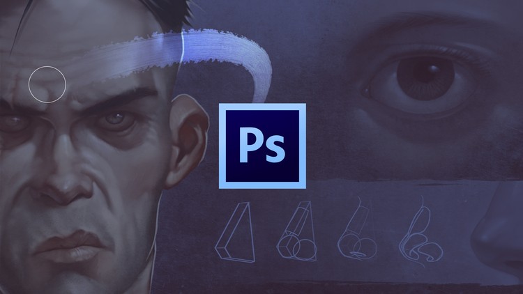 ENGSkillshare Painting Faces with the Power of Photoshop слив курса