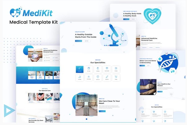 Themeforest MediKit - Medical Template Kit слив курса