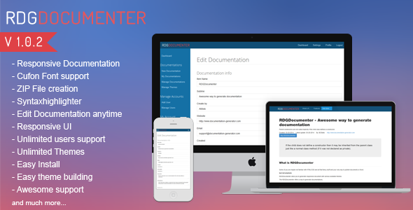 PHP Скрипт Responsive Documentation Generator слив курса