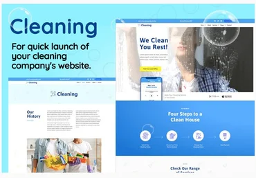 Themeforest Cleaning - Small Business Template Kit слив