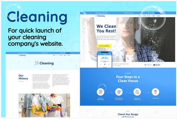Themeforest Cleaning - Small Business Template Kit слив курса