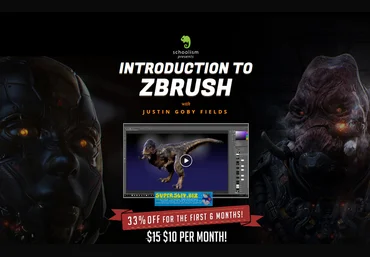 Schoolism Introduction to ZBrush with Justin Goby Fields слив