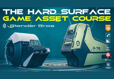 The Blender Bros Hard Surface Game Asset Course слив