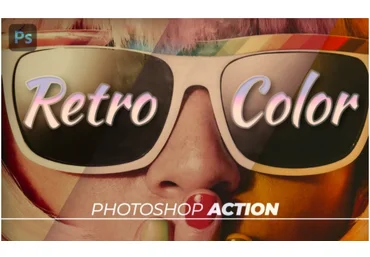 Elements.Envato Titanium Retro Color Photoshop Action 2021 слив