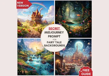 InfinteArtDesigns Промпты Midjourney для детских книг, сказочных фонов, открыток и другого 2025 слив