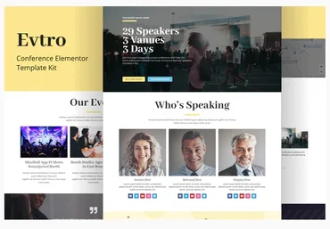 Themeforest Evtro - Conference Template Kit слив