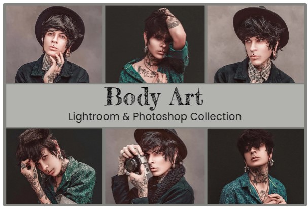 Creativemarket Body Art Lightroom Ps LUT Presets 2021 слив курса
