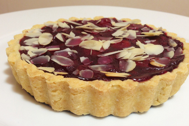 Александра Санталова Рецепт тарт «Миндаль и вишня» 2019 слив курса