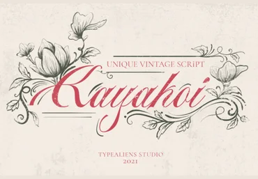 Creativefabrica Kayakoi Font 2021 слив