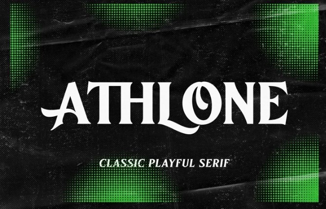 Fontbundles Athlone Font | Vintage Seri слив курса