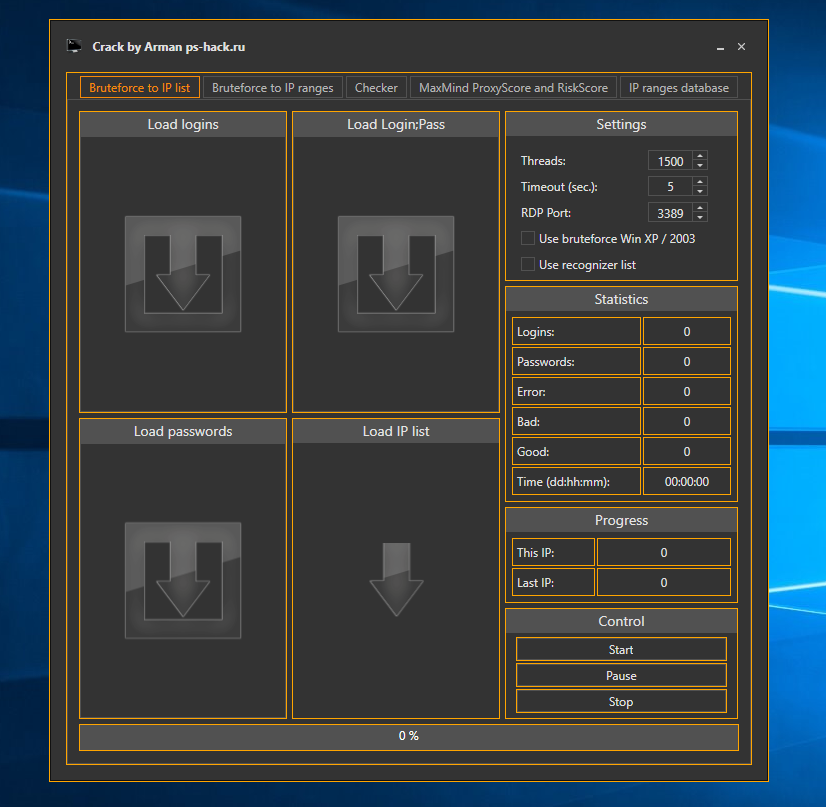 RDP Brute by z668 EN! cracked слив курса