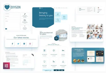 Themeforest Oxygon - Healthcare Medical Clinic Template Kit слив