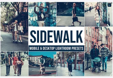 elements.envato Sidewalk Mobile and Desktop Lightroom Presets 2021 слив