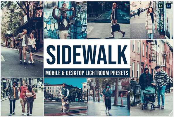 elements.envato Sidewalk Mobile and Desktop Lightroom Presets 2021 слив курса