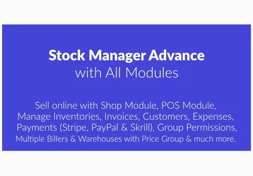 CodeCayon Stock Manager Advance with All Modules v3.4.47 nulled 2021 скачать слив