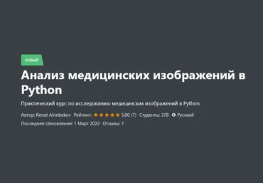 Ренат Алимбеков Анализ медицинских изображений в Python 2023 слив