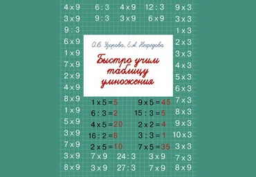Быстро учим таблицу умножения - Узорова, Нефедова 2016 слив
