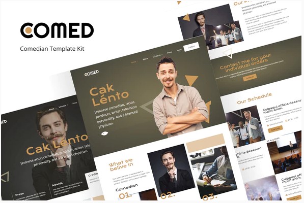Themeforest Comed - Comedian elementor Template Kit слив курса