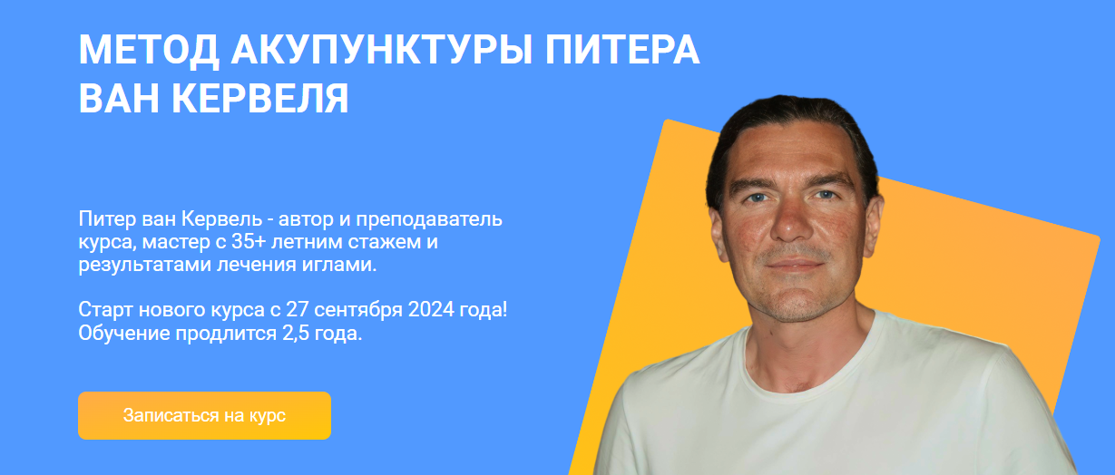 Краниосакральная академия Питер ван Кервель ― Акупунктура по Нэй Цзин - Семинар 7 2024 слив курса