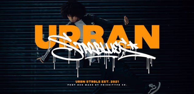 Myfonts Urban Starblues Font 2021 слив курса