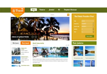 Smartaddons SJ Travel II v3.9.6 - Joomla шаблон путешествий слив