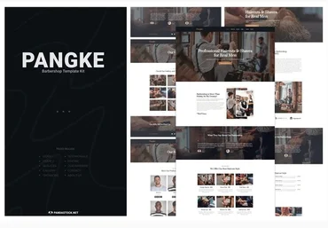 Themeforest Pangke - Barbershop Template Kit слив