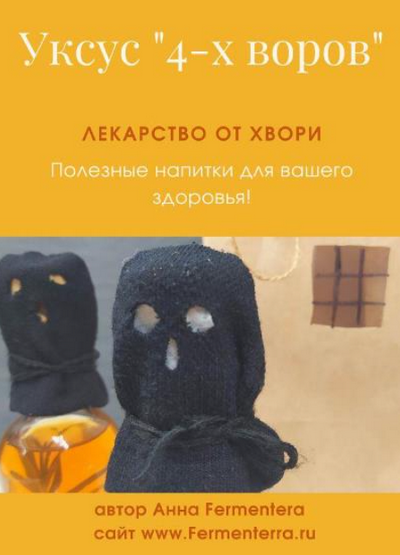 Анна Fermenterra Fermenterra Уксус 4-х воров. Лекарство от хвори 2023 слив курса
