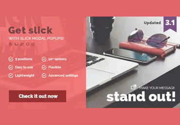 Slick Modal - CSS3 Powered Popups слив