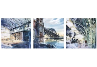 Art Kustova school Анастасия Кустова ― Архитектура. Вокзалы и мосты 2024 слив