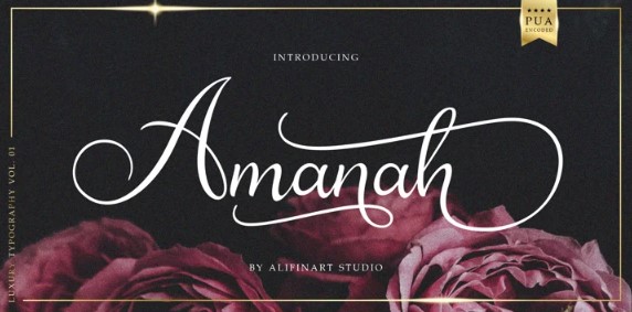 Myfonts Amanah Font 2021 слив курса