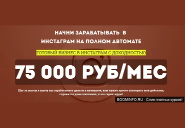 Оксана Николаева Прибыльный бизнес в Инстаграм - Под ключ с доходом от 75000 руб/месяц 2019 слив