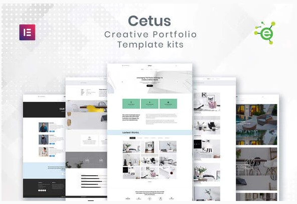 Themeforest CETUS - Creative Portfolio Elementor Template Kit слив курса