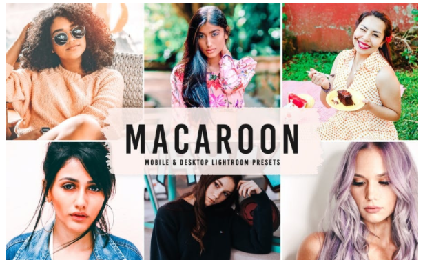 Elements.Envato Macaroon Mobile & Desktop Lightroom Presets 2021 слив курса