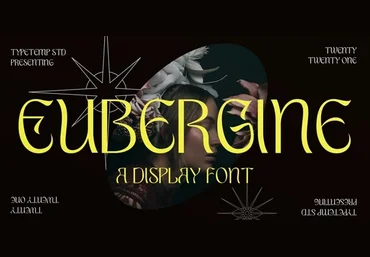 Myfonts Eubergine Font 2021 слив
