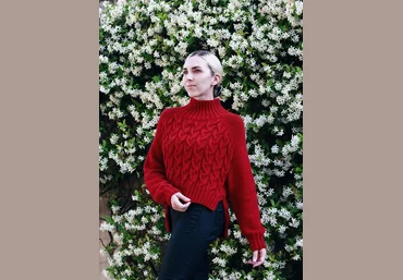 Евгения Дегтярева efgesha_knits Hosta_sweater 2024 слив