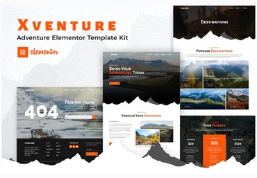 Themeforest Xventure - Travel Elementor Template Kit слив