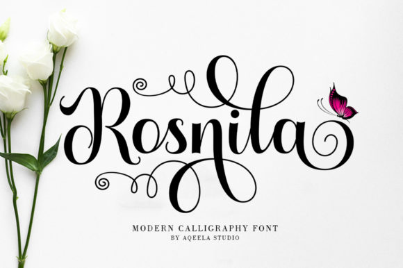 Creativefabrica Rosnila Font слив курса