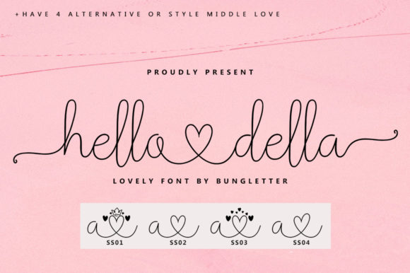 Creativefabrica Hello Della Font слив курса