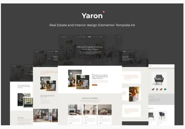 Themeforest Yaron - Real Estate & Interior Design Elementor Template kit слив