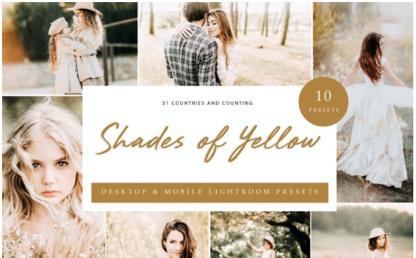 Elements.Envato Lightroom Presets – Shades of Yellow 2021 слив курса