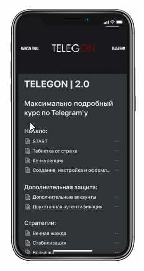 rercon.net Курс по Телеграму Telegon maximus 2.0 2021 слив курса